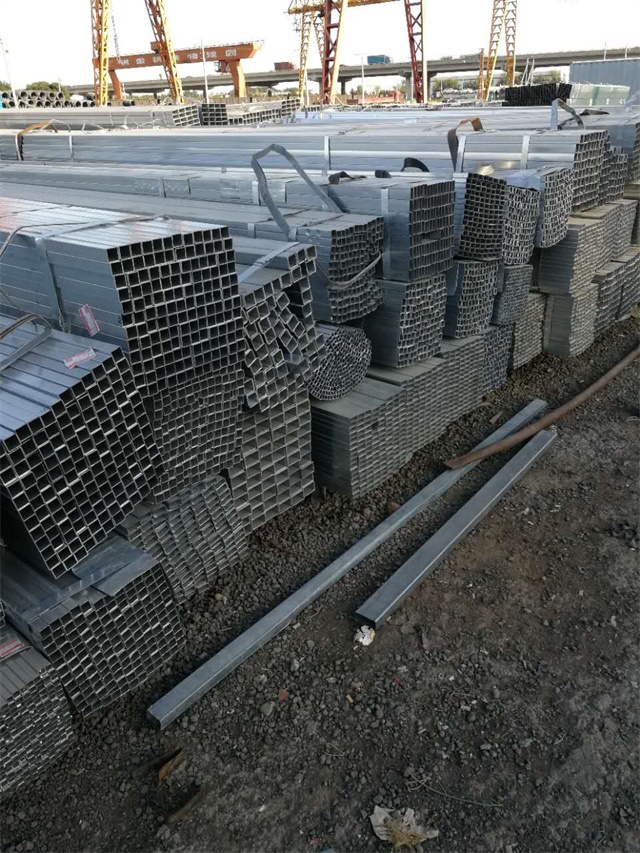 Q235B热浸波密波密波密镀锌无缝方矩管 钢结构专用管材